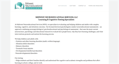 Desktop Screenshot of neuroeducational.com